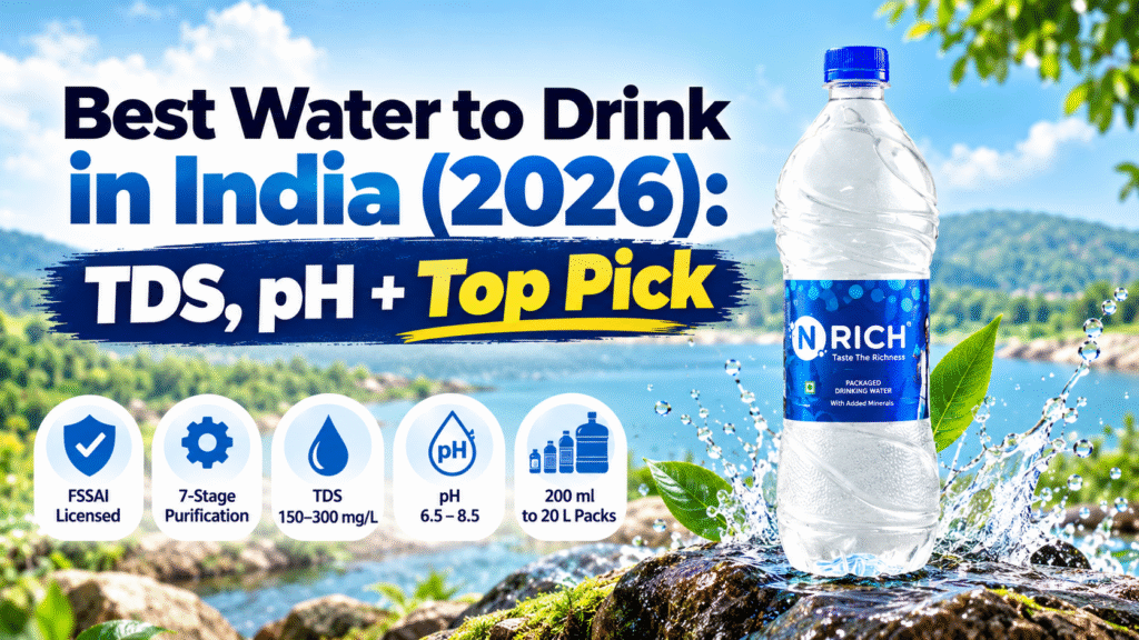 best water to drink in India